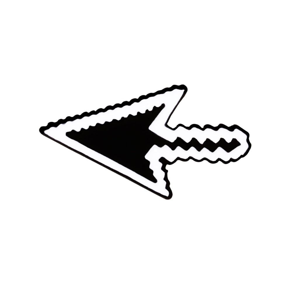 LogoMoti Pixel Cursors Brooch
