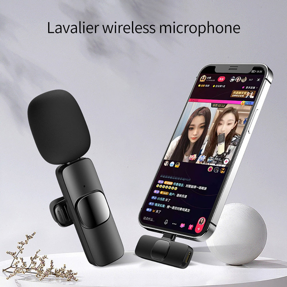 LogoMoti Portable Wireless Lavalier Microphone