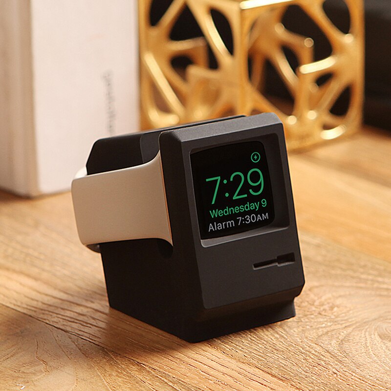 Retro Silicone Stand for Apple Watch