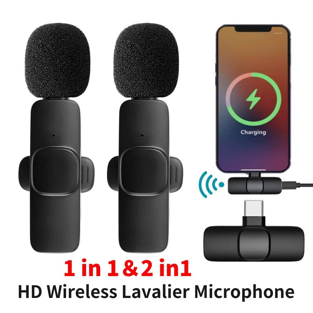 LogoMoti Portable Wireless Lavalier Microphone